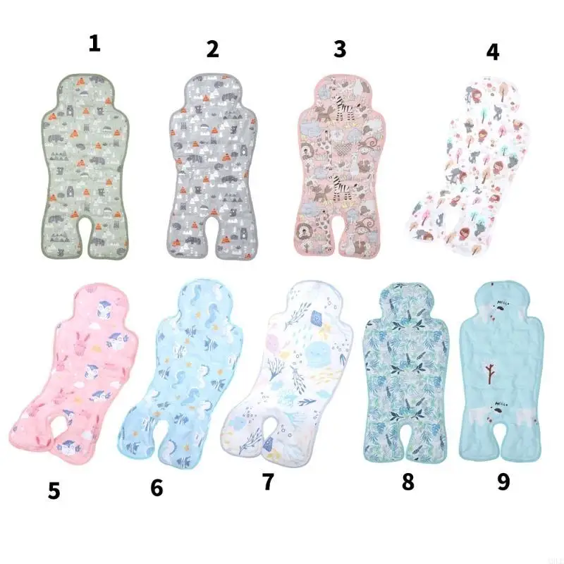 

Infant Cooling Pad for Car Seats & Strollers Double Sided Designs Strollers Cooling Cushions for Comfortable Summer Rides