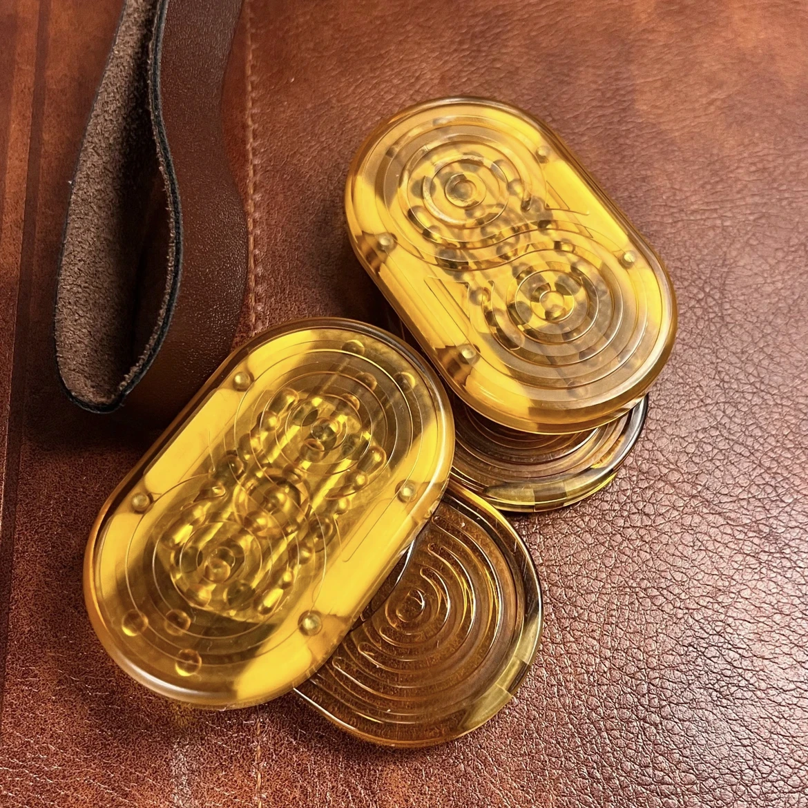 Edc brinquedos fidget brinquedos fidget spinner pei material olho dourado empurrar cartão brinquedos fidget anti estresse tdah brinquedos sensoriais ​