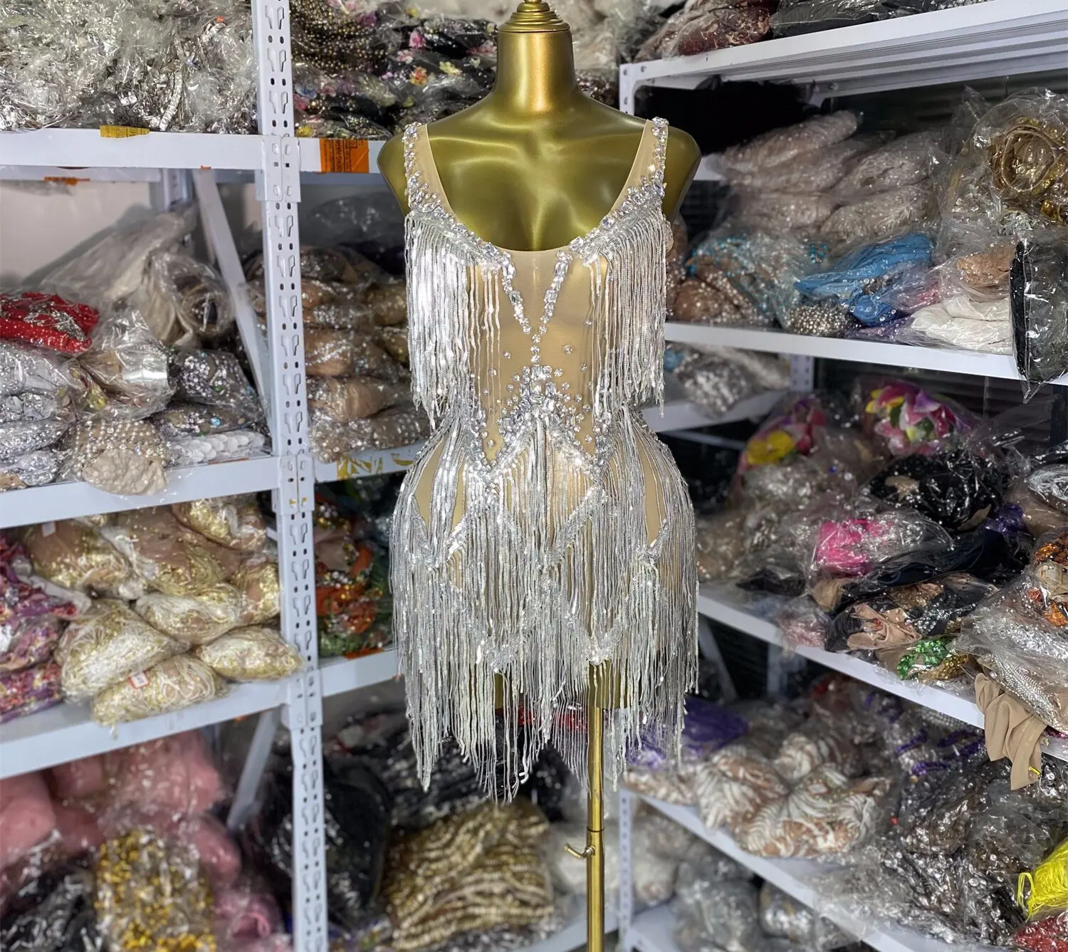 

Роскошные вечерние коктейльные короткие платья для женщин, сексуальные стразы, блестки, сетчатое платье с кисточками, платья для латинских танцев, соревнования