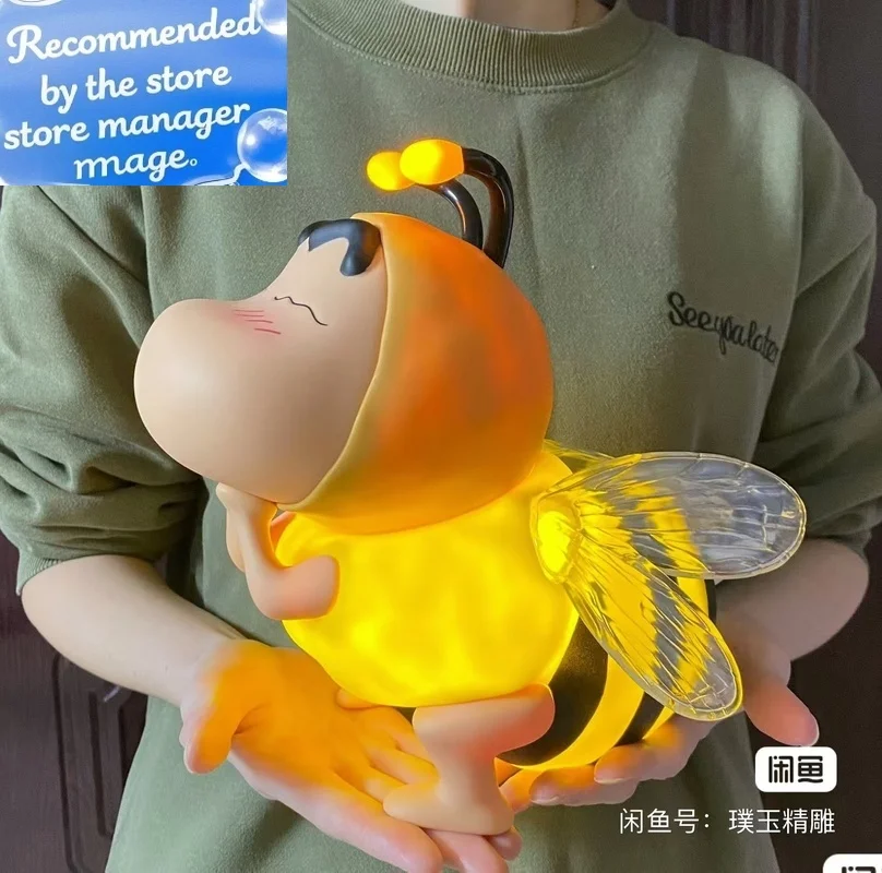 

New Crayon Shin-Chan Cos Bee Action Figure Toys Anime Shin Chan Figuras Kawaii Doll Collection Model Gk Statue Decoration Gift