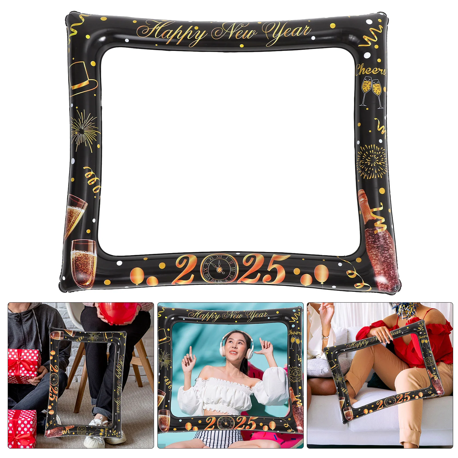 

Inflatable Party Photo Frame Decors Props For Pvc Selfie Ornament Supplies