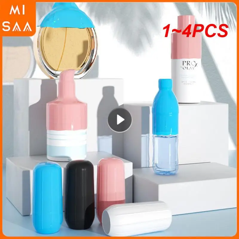 1~4PCS Leak-proof Cover Portable Leak-proof Eco-friendly Must-have Protective Top-selling Protecti Stretchable Silicone Bottle