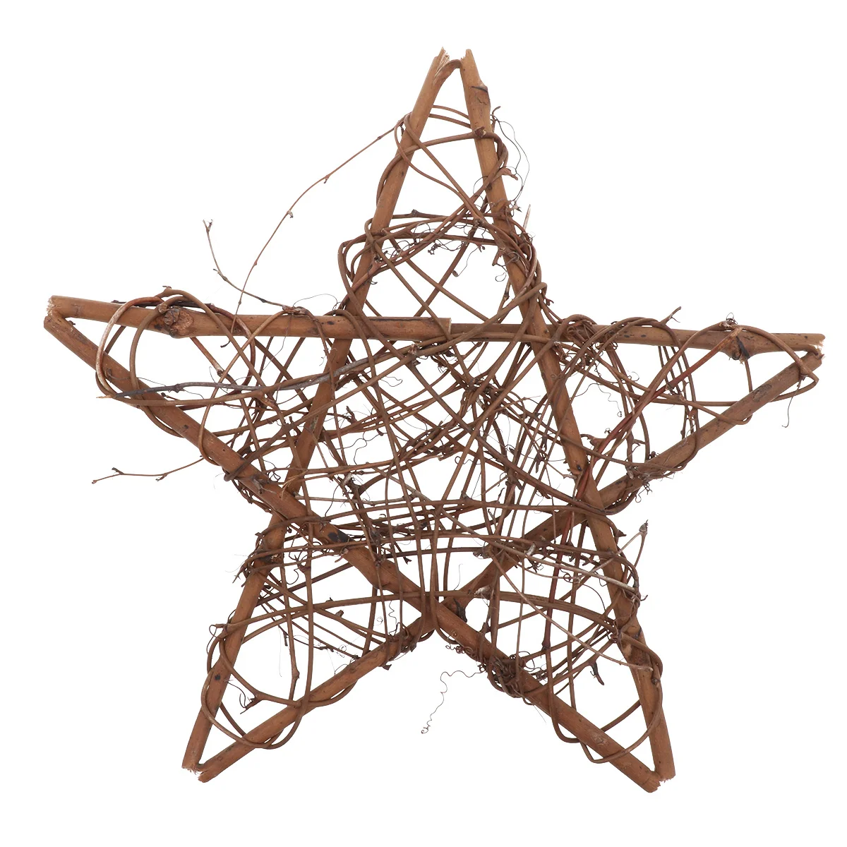 

1Pcs Star Rattan Ornament 35cm Creative Pentagram Decoration for Christmas Wedding Party Home Office Cafe Decor