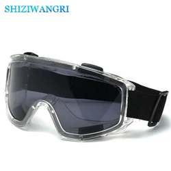 Ski Goggles Transparent Windproof Motorcycle Goggles Cycling Goggles Hd Anti-Fog Snow Goggles Outdoor Sports Ski Glasses