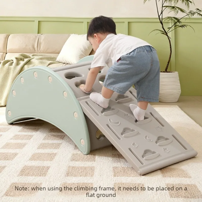 Multifunktionales Kinderspielzeug Rutsche Schaukelbett Aufbewahrung Laufstall Kletterbogen Rutsche Lerntisch Integrierte Sicherheit Baby-Rutschen Spielzeug