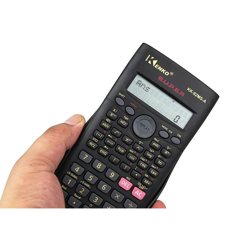 Calculadora científica, papelería de ingeniería, calculadora de funciones científicas, herramienta de cálculo portátil para oficina y escuela,