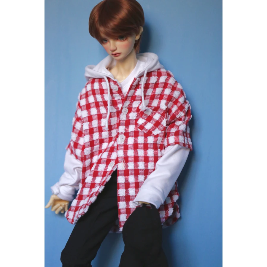 

BJD DOLL Красное пальто Одежда Верхняя одежда для мужчин 1/4 1/3 SD17 70 см 17 "24" Высокий MSD SD DK DZ AOD HEDUOEP