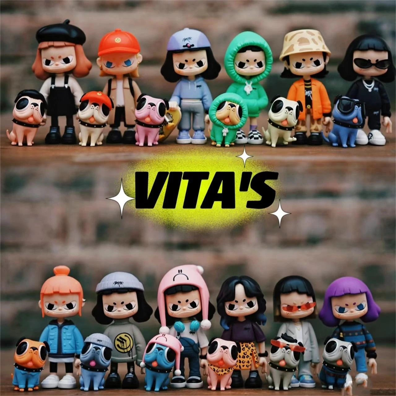 

Vita's OOTD Series Blind Box Mystery Box Action Figure Kawaii Toy Cute Doll Creative Ornament Birthday Gift Cool Girl