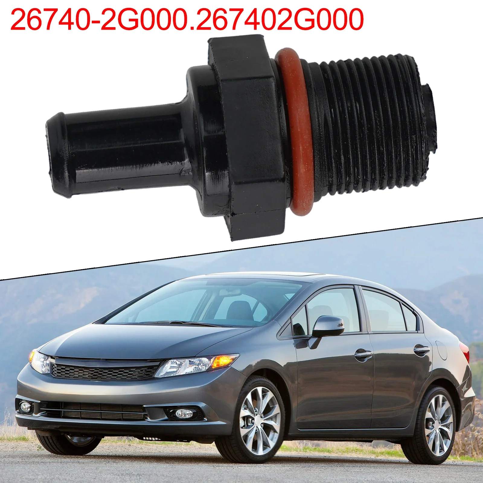 

BLACK Plastic 26740-2G000 PCV Valve Assembly For Hyundai Elantra Coupe Sonata 267402G000 Car Accessories Accesorios Para Auto 1x