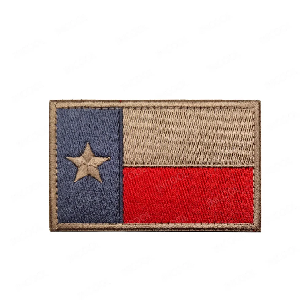 Texas Flag Embroidered Patches Don\'t Mess With Texas Map Thin Blue Line Appliqued Sticker Chevron Strip Patch For Clothing Bag