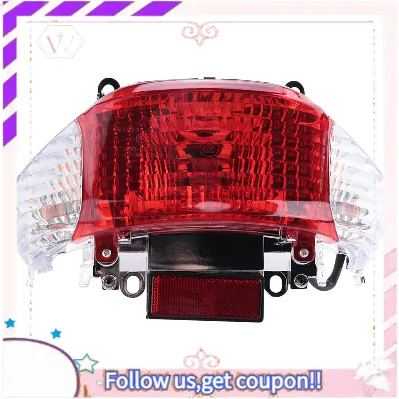 

A76T-задний фонарь для мотоцикла Gy6 Scooter 50CC, задний задний фонарь, светодиодный указатель поворота, индикаторная лампа для китайского Taotao Sunny