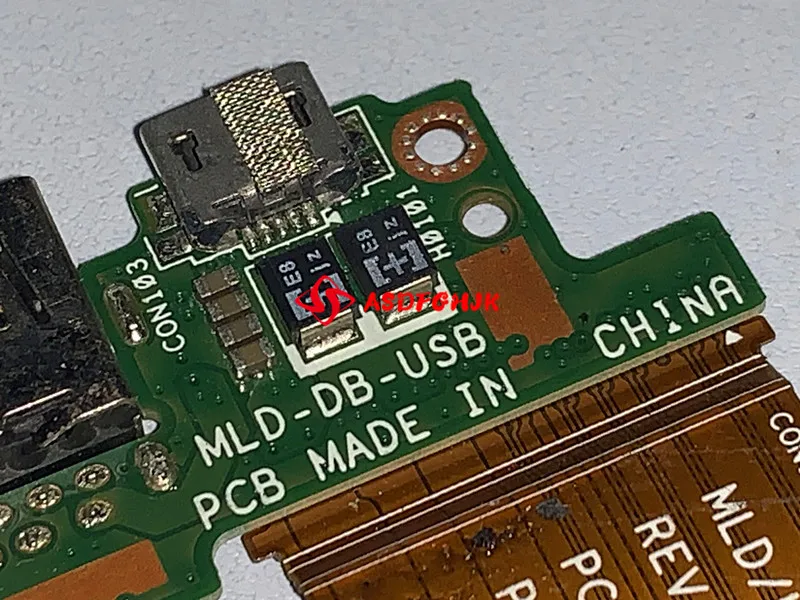 Used Original For DELL VENUE 11 PRO 5130 T06G T011G POWER BOARD WITH CABLE 08M15C MLD-DB -USB Tested Good Free Shippin