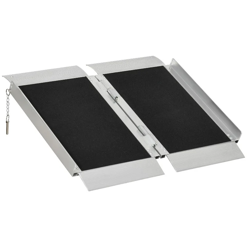 

TORQMAX 2' Skidproof Portable Wheelchair Ramp, Foldable Handicap Ramp for Home Steps, Doorways, Carpeted Thresholds