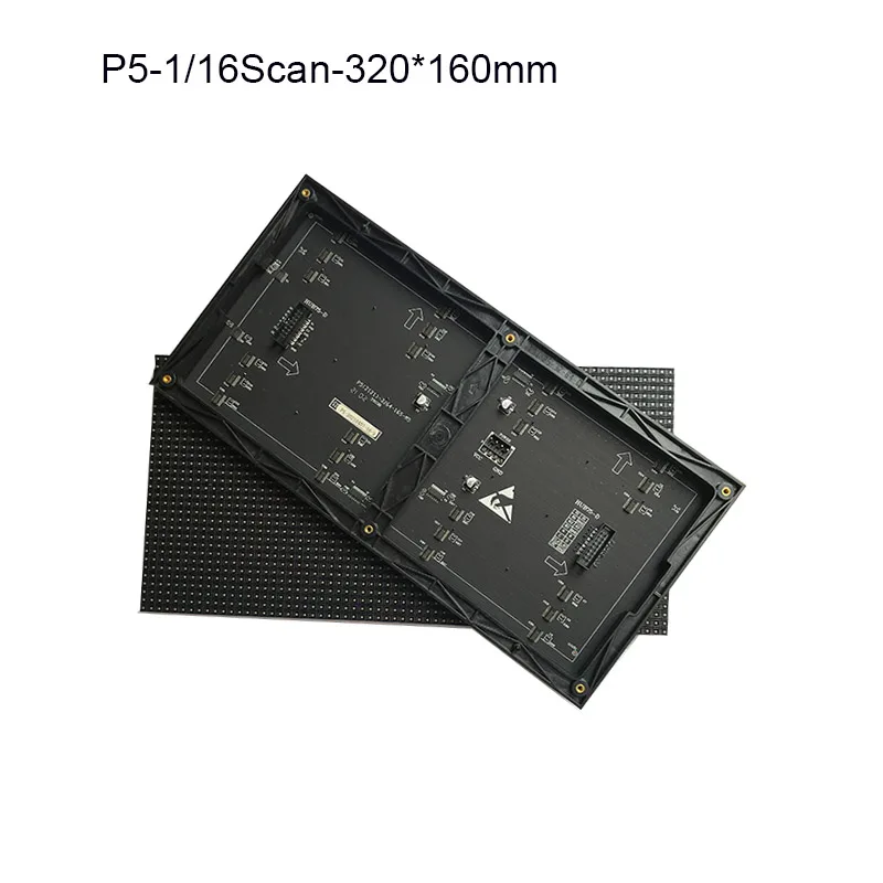 P5 Indoor RGB LED Bildschirm Modul 320*160mm 1/16Scan 3-in-1 SMD2121 LED Werbung Display Modul 64*32dot Voll Farbe LED Panel