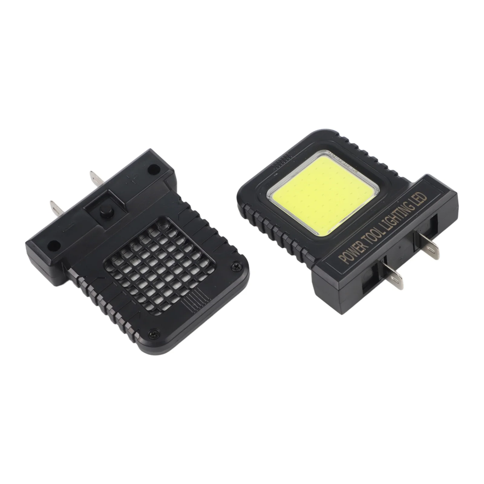 4PCS 14W LED Work Light Adjustable Socket For 20V 21V Power Tool Camping Lantern Inspection Lamp Black
