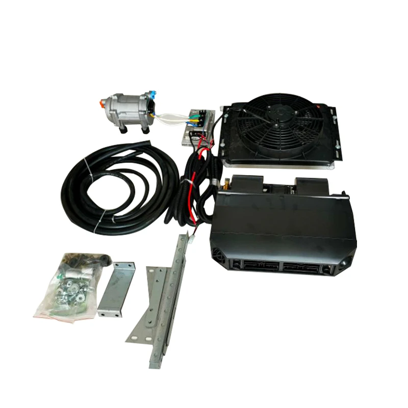 12V 12 Volt Electric Mini Car Air Conditioner Aire Acondicionado Auto AC Evaporator Parking Cooler