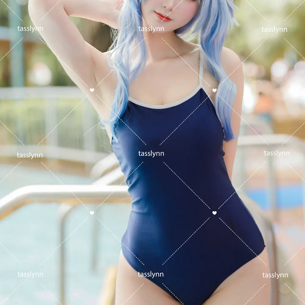 Gioco Genshin Impact Cosplay Halloween Kanu Genshin Impact Ganyu costume da bagno Cosplay Girls Party SUKUMIZU giapponese