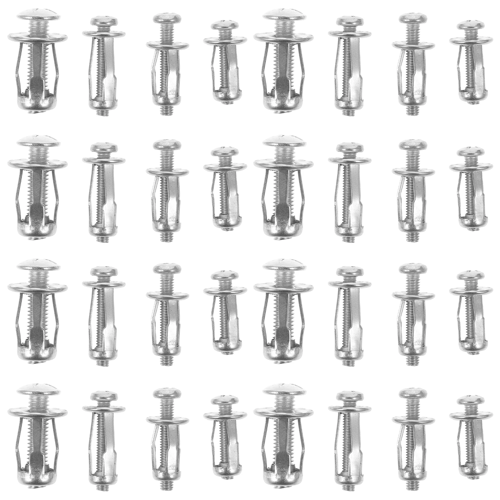 

40 Sets License Plate Screws Petal Jack Lantern Nuts Car Bolts Accessories Hollow Door Anchor Expansion Nuts Screw Fasteners