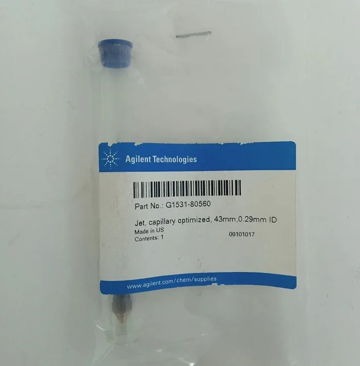 For Agilent G1531-80560 Jet, Capillary Optimized, 43mm,0.29mm ID Capillary Nozzle New