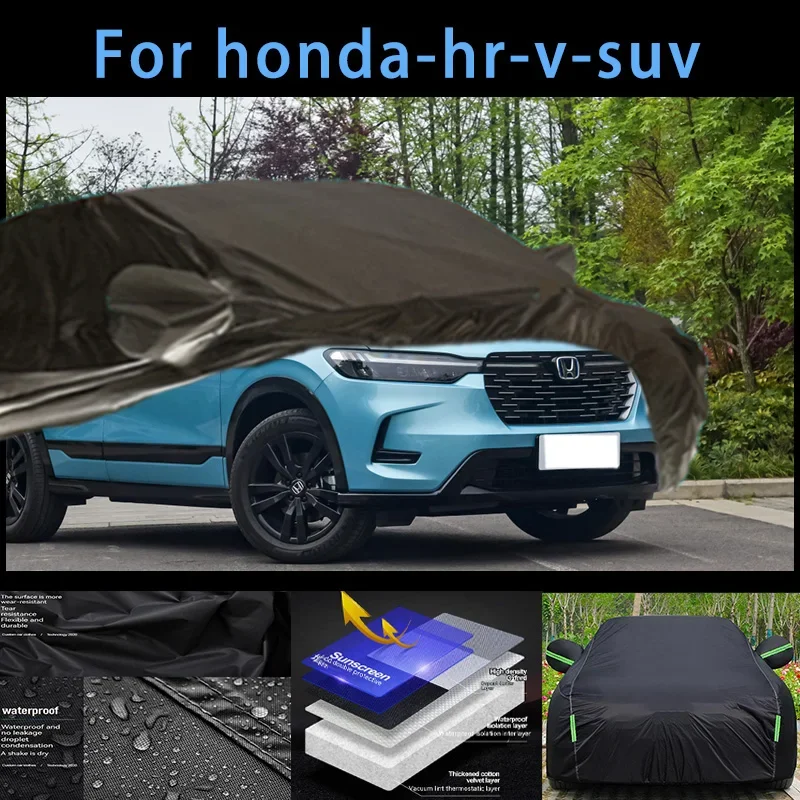 

For honda-hr-v-suv Outdoor Protection Full Car Covers Snow Cover Sunshade Waterproof Dustproof Exterior Car accessories