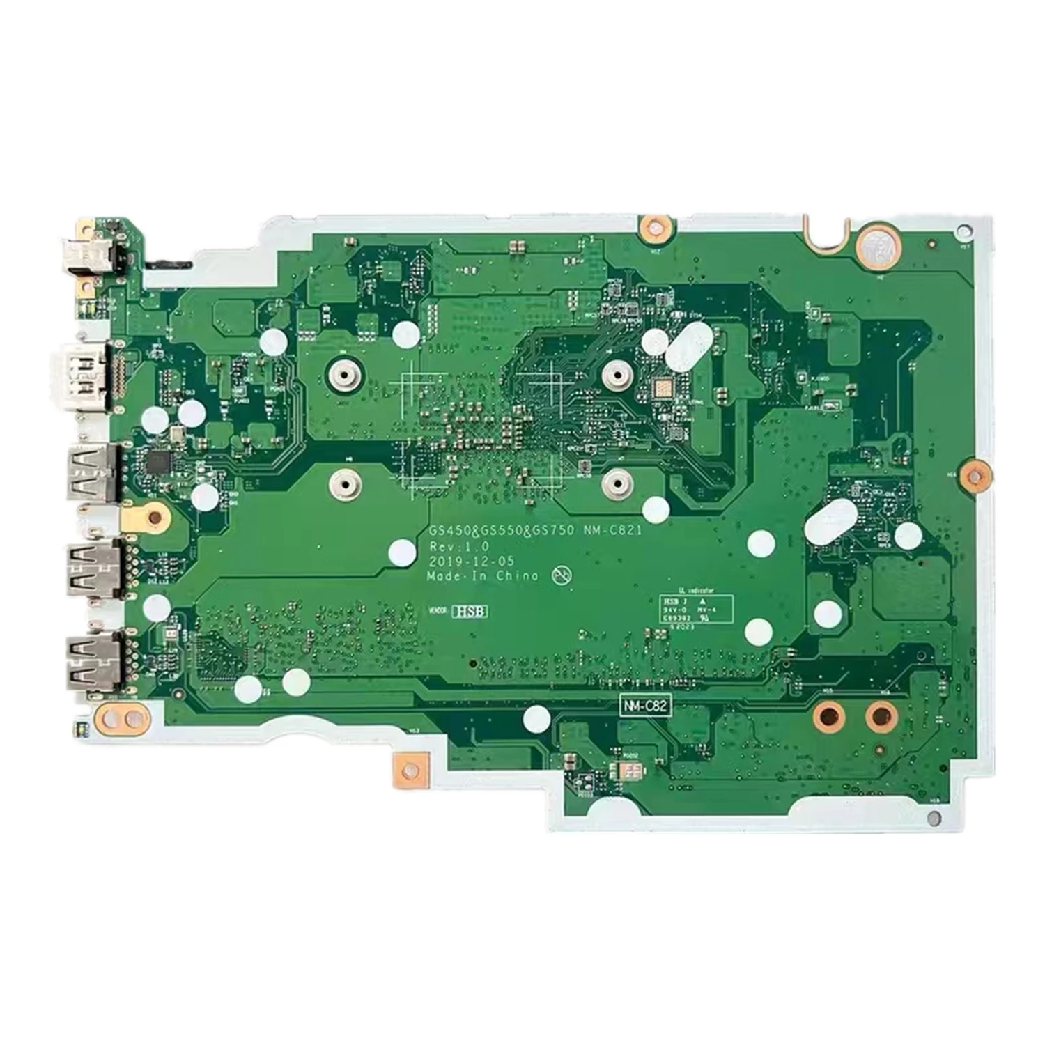 NM-C821 NMC821สำหรับ Lenovo IdeaPad 3 15ADA05แล็ปท็อปเมนบอร์ด R3 R5 R7 CPU 4GB-RAM และ GS450 & GS550 & GS750 Mainboard