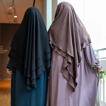 杜拜土耳其頭巾穆斯林女性頭巾馬來西亞披肩圍巾摩洛哥頭巾祈禱圍巾長袍穆斯林女性阿拉伯 10 最佳銷售 摩洛哥頭巾 - №5