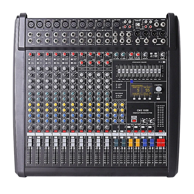 

CMS 1000-3 микшер двойной 99 dsp Профессиональный цифровой аудио микшер dj контроллер/звеньевой звук