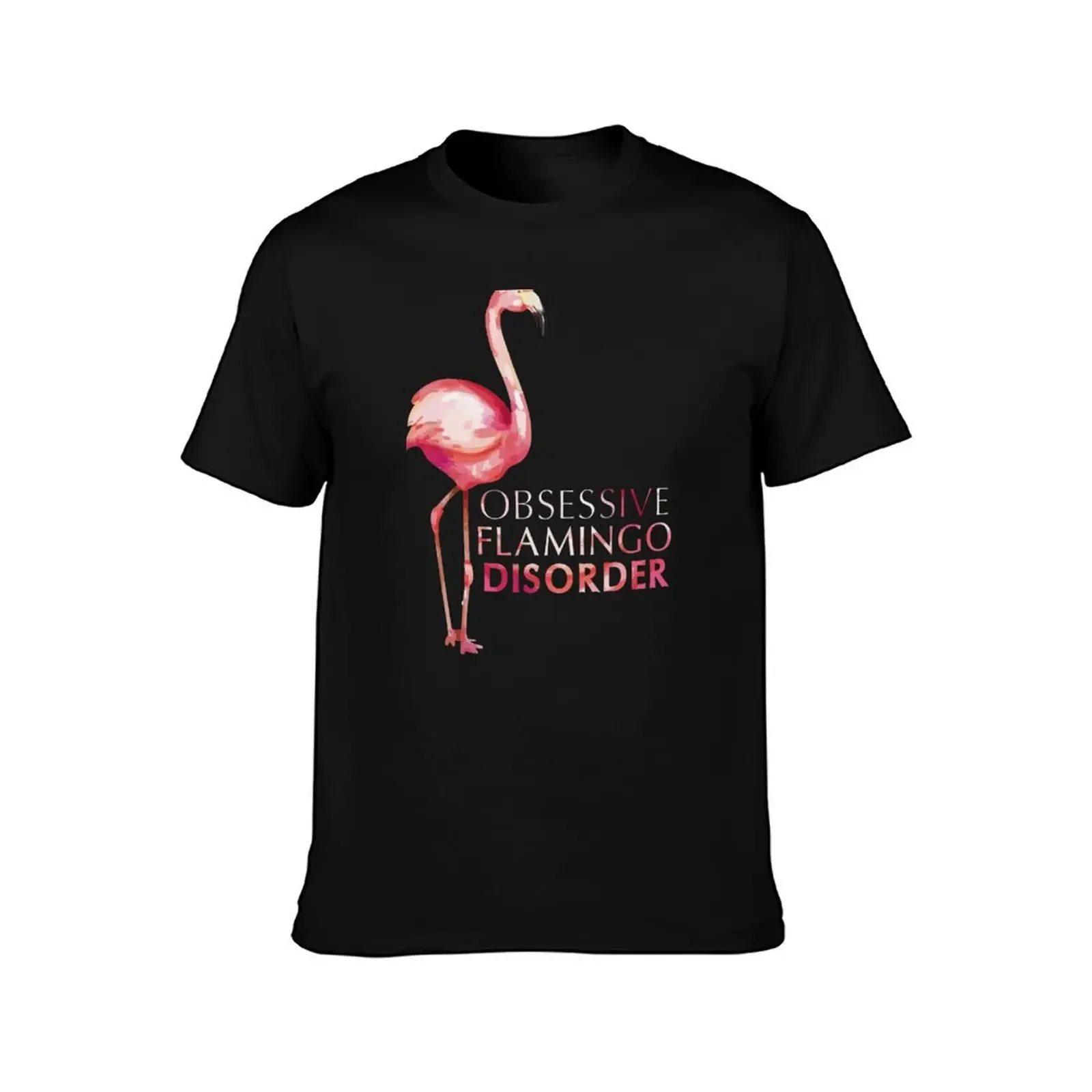 Obsessive Flamingo Disorder T-Shirt Anime t-shirt oversize t-shirts man man clothes football t shirt t shirts men