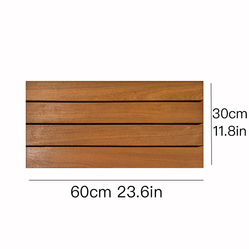 أرضيات من خشب الساج مصنوعة من الخشب الصلب المقاوم للماء ، خالية من العارضة ، شرفة وفناء خارجي ، خشب مطهر ، حديقة