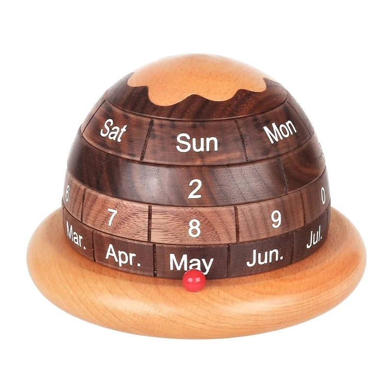 Perpetual calendar ornament office desktop decoration desk calendar rotating calendar