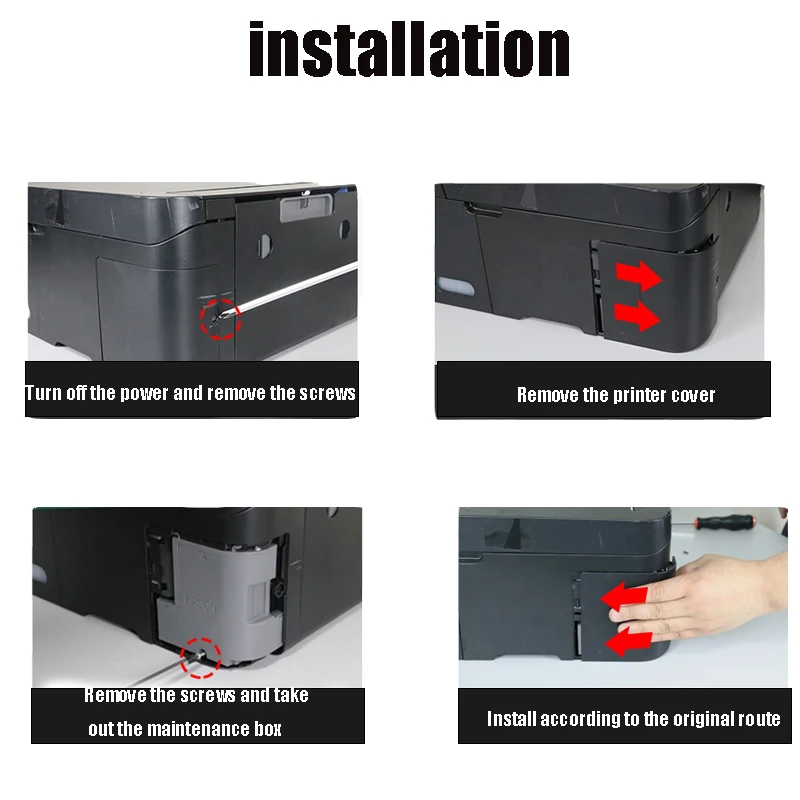 T04D1 Wartungsbox kompatibel für Epson M3180 L14150 XP-5105 XP-5100 L6490 L14150 L6270 ET M2140 M2170 M3100 M3140 M3170