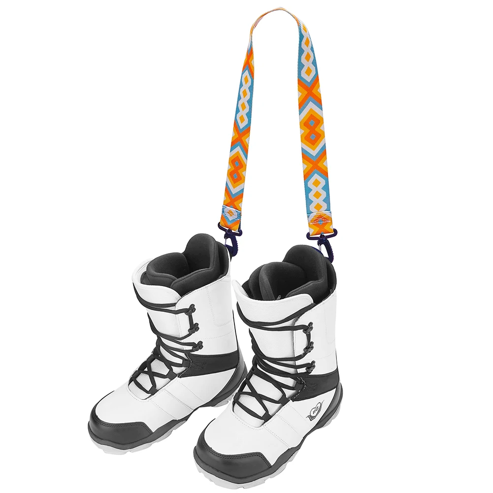 الشتاء 73 سنتيمتر مقبض السحابة الأشرطة سميكة التزلج الأسطوانة مقبض الأشرطة تحديد حماية مع هوك لمعدات التزلج في الهواء الطلق #4