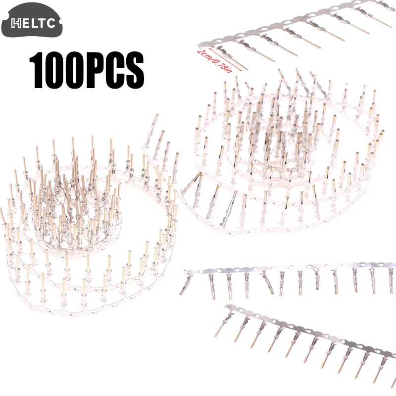 

100PCS 1.0mm Female Socket For DB Terminal Connector Gold Plated Male/Female Pin For Nixie Clock Tubes IN12 IN18 QS27-1 SZ4-1