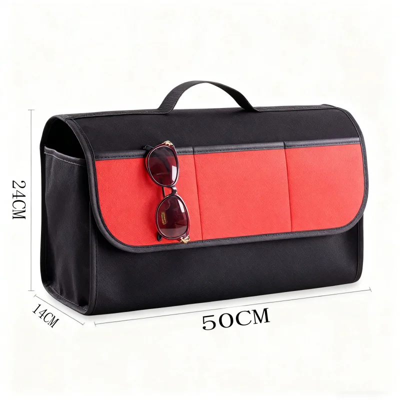 

new patternFelt Storage Box Car Trunk Tool Organizer Foldable Felt Storage Bag PrintedLOGO