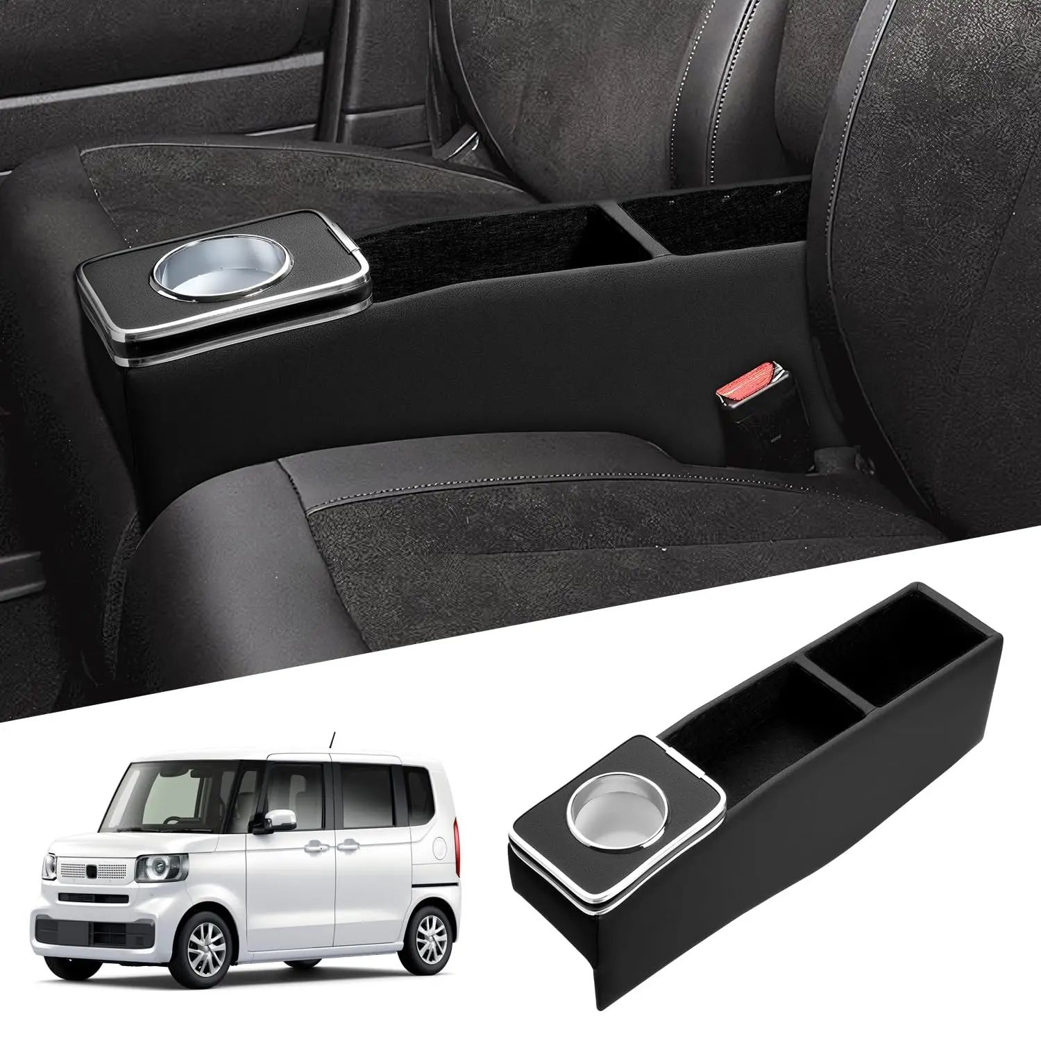 

Intelligent Library Hond A New N-BOX JF5/JF6/JF4/JF3 Console Box Bench Seat Car Custom Console Tray N JOY Car Storage Box Large