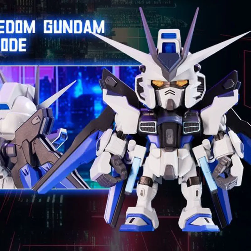 Authentic Bandai Mech Series Blind Box Freedom Series Action Figure Model Collectible Desktop Ornament Gift For Adult Men