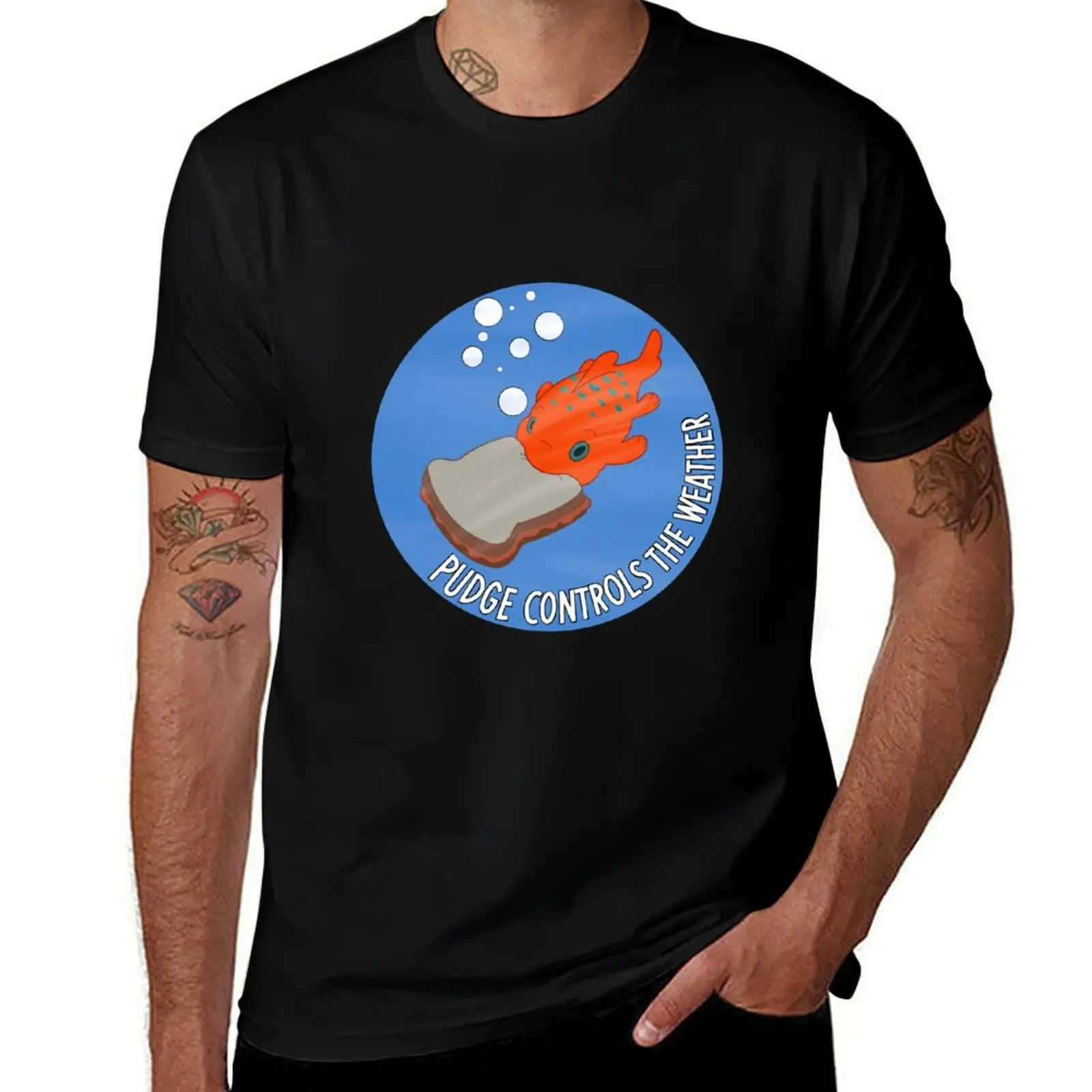 Pudge controls the weather T-Shirt Fashion Print Casual Short Sleeve T-Shirt