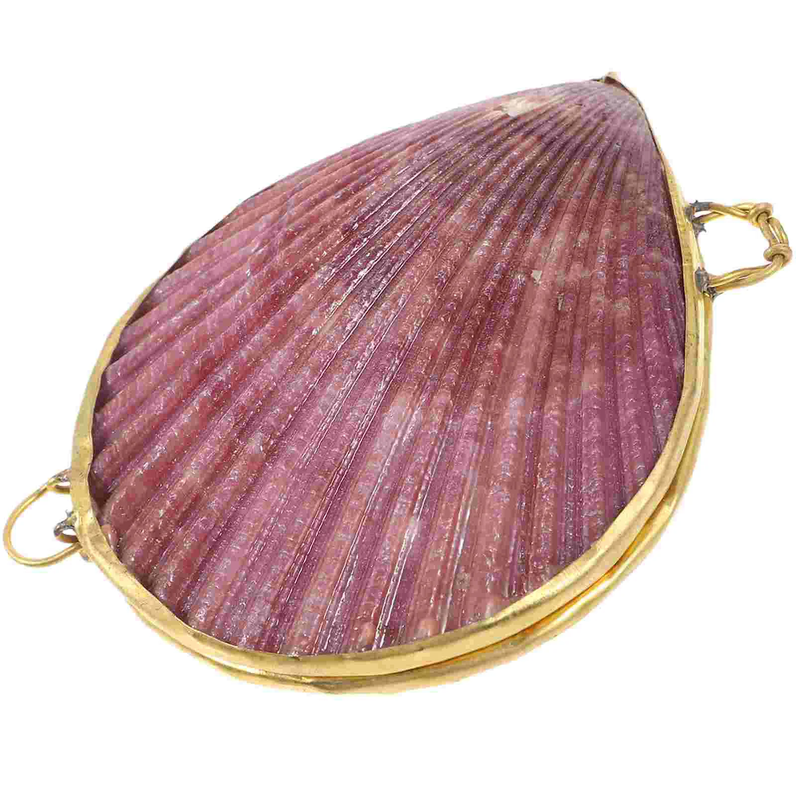 Shell Storage Box Decor Transparent Jeweled Clothing for Gifts Mermaid