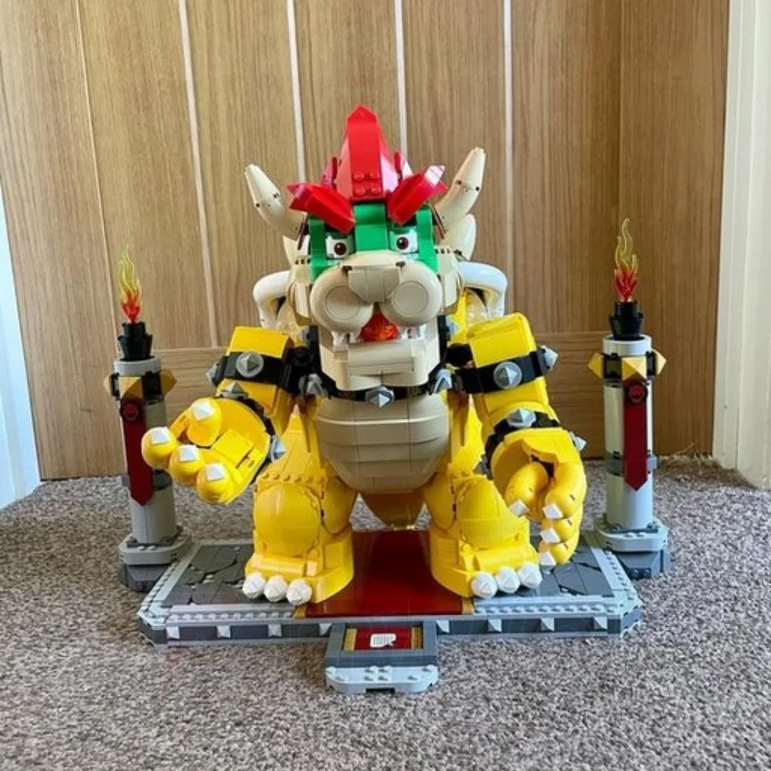 

High-End In Stock 2807 Pcs The Mighty Bowser Super Marioed 71411 Model Building Bricks Disney Toys for Children Christmas Gifts