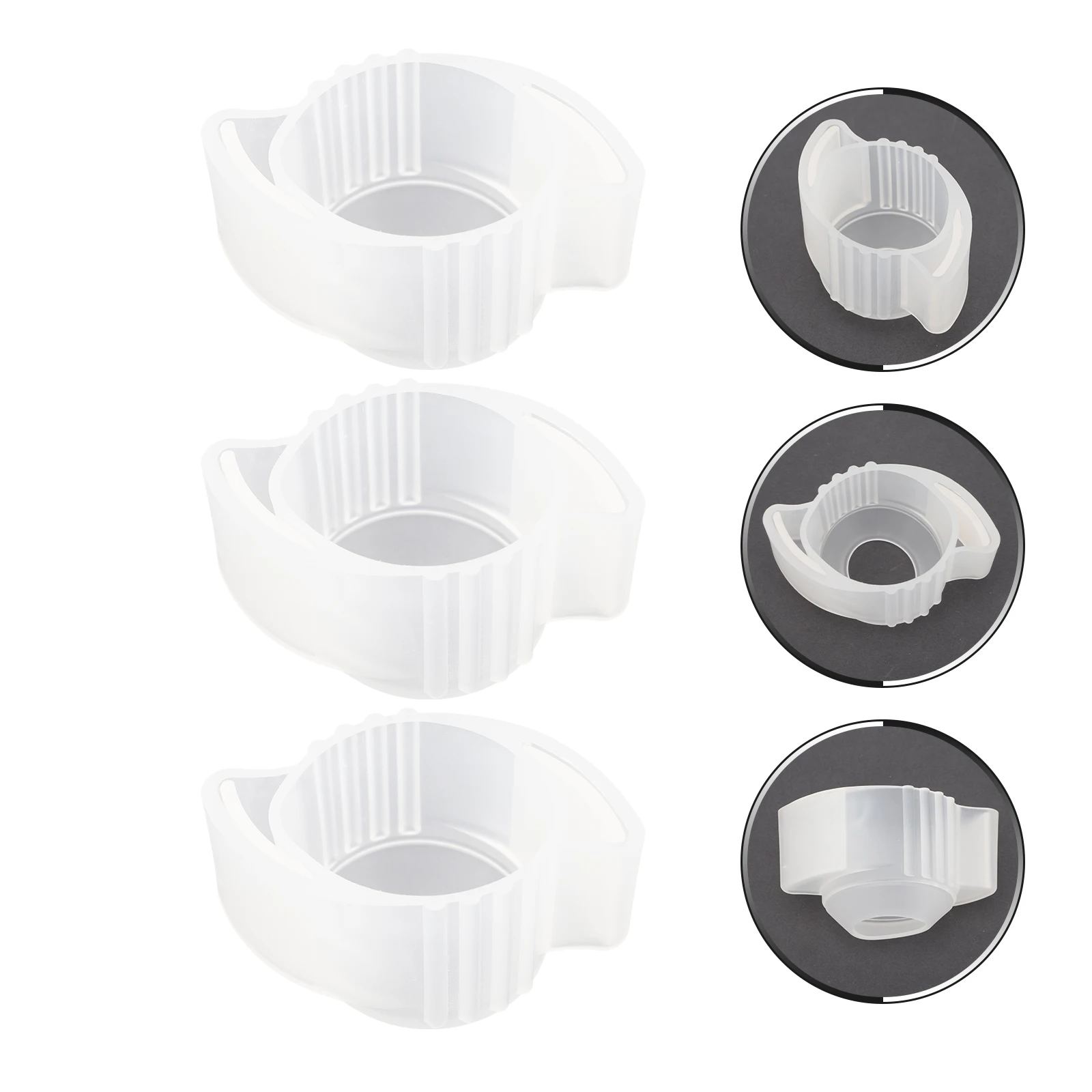 

3 Pcs Door Lock Protective Silicone Childproof Glow in Dark Safety Handle Protectors Door Knob Covers