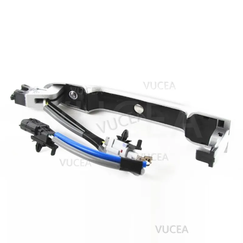 リセ 80640JY01B White Car Comfort Access Exterior Door Handle For