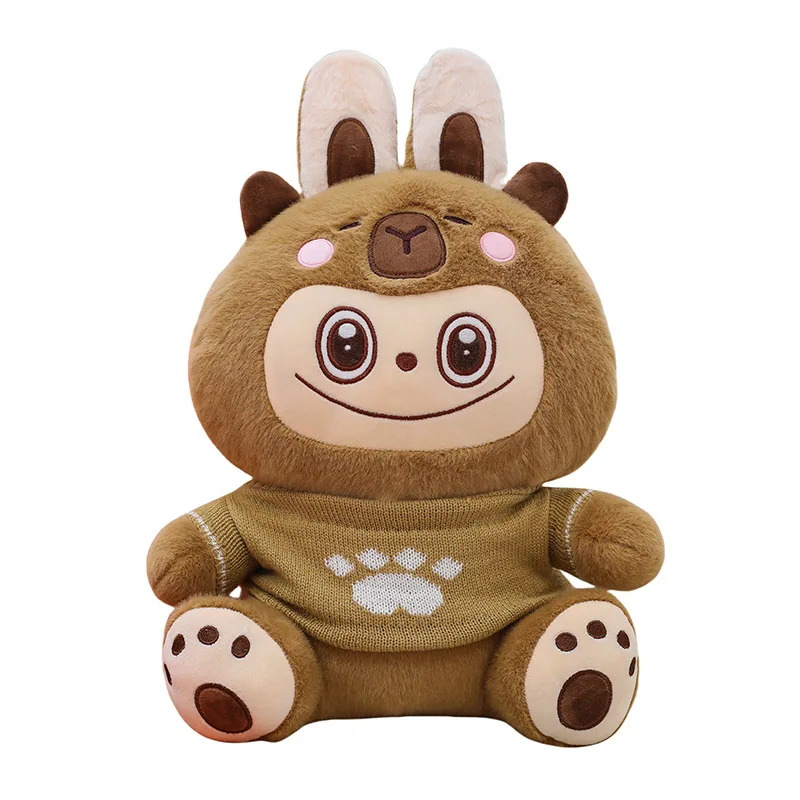 95cm Trui Labubu Kawaii Knuffels Vakantie Verjaardagscadeaus Slaapkamer Bank Kussen Decoratie Kinderen Schattig Zacht Rustgevend Speelgoed