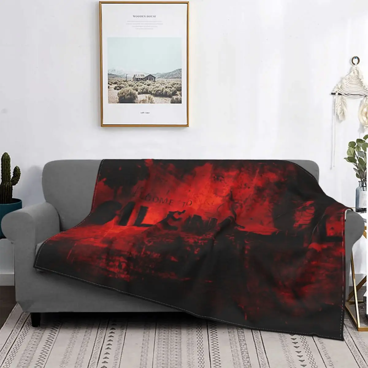 Dark Sector Blanket Silent Hill Games Fleece Plush All Season Cute Lightweight Thin Throw Blankets For bed Bedspread