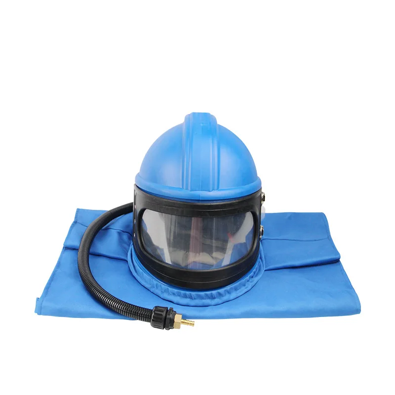 t Shawl Safety protection kit Sandblasting helmet Sandblasting cap Mask Sandblasting clothing