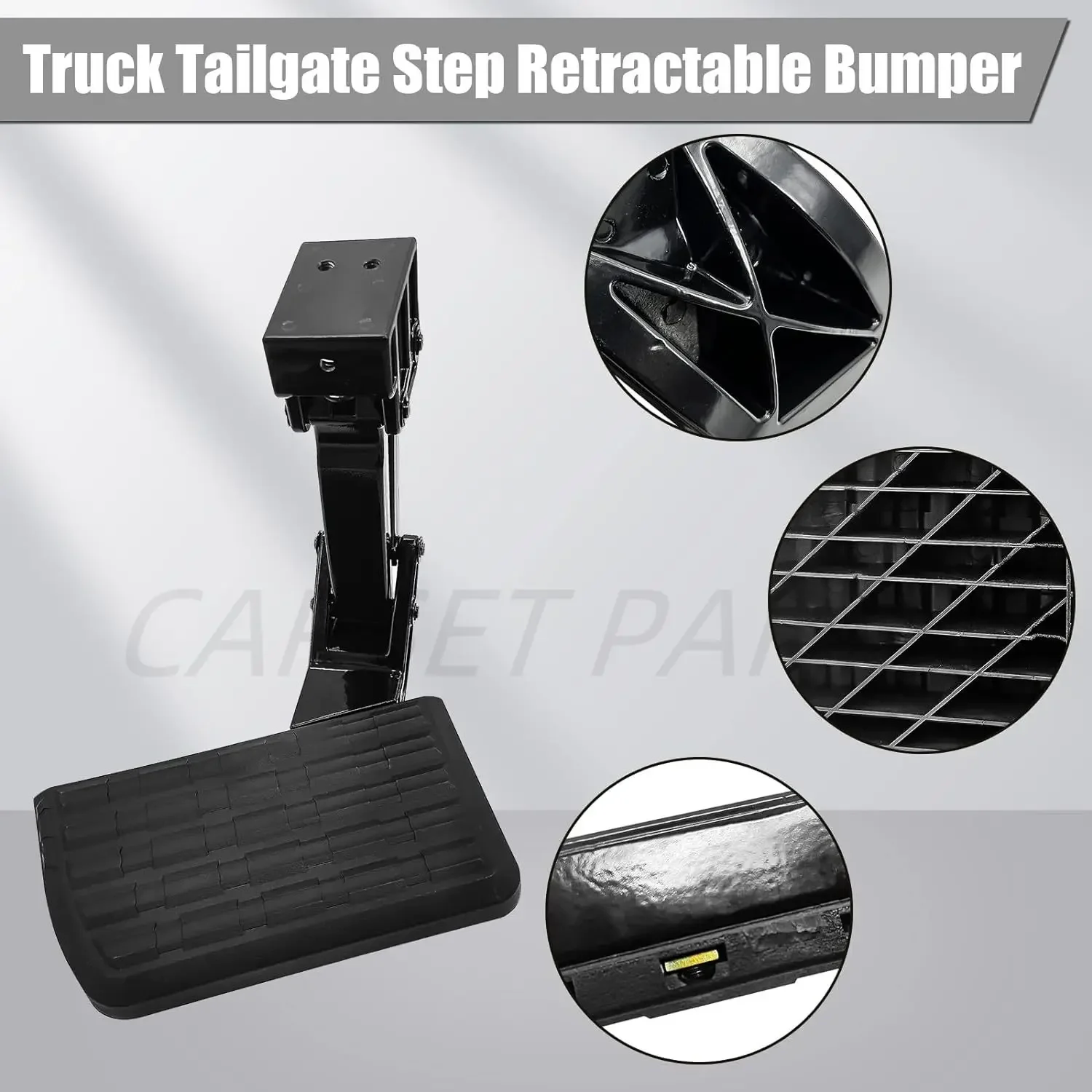 75322-01A Bed Step Retractable Bumper Truck Tailgate StepCompatible with Ram 1500 2019 2020 Folding Truck Step 7532201A