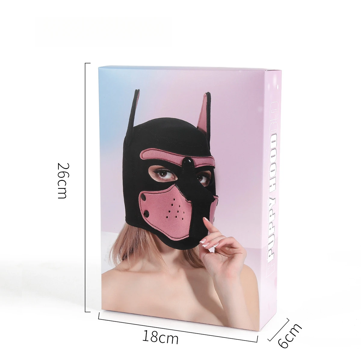 Couvre-chef de chien à trou ouvert exotique, masque de Cosplay pour chiot fétiche, visage complet, capuche pour hommes et femmes, Costumes Sexy de fête de jeu d'halloween