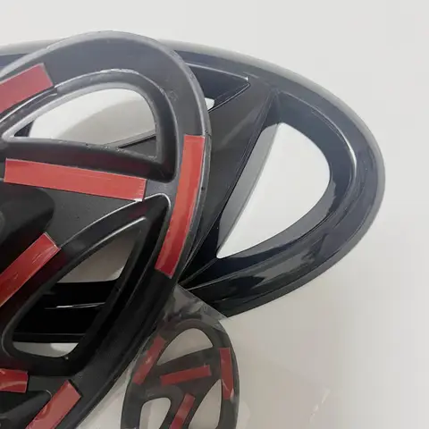 ELANTRA 2021-2024 용 3PCS 자동차 센터 로고 전면 엠블럼 후면 트렁크 배지 엠블럼 커버 쉘 스티어링 휠 스티커