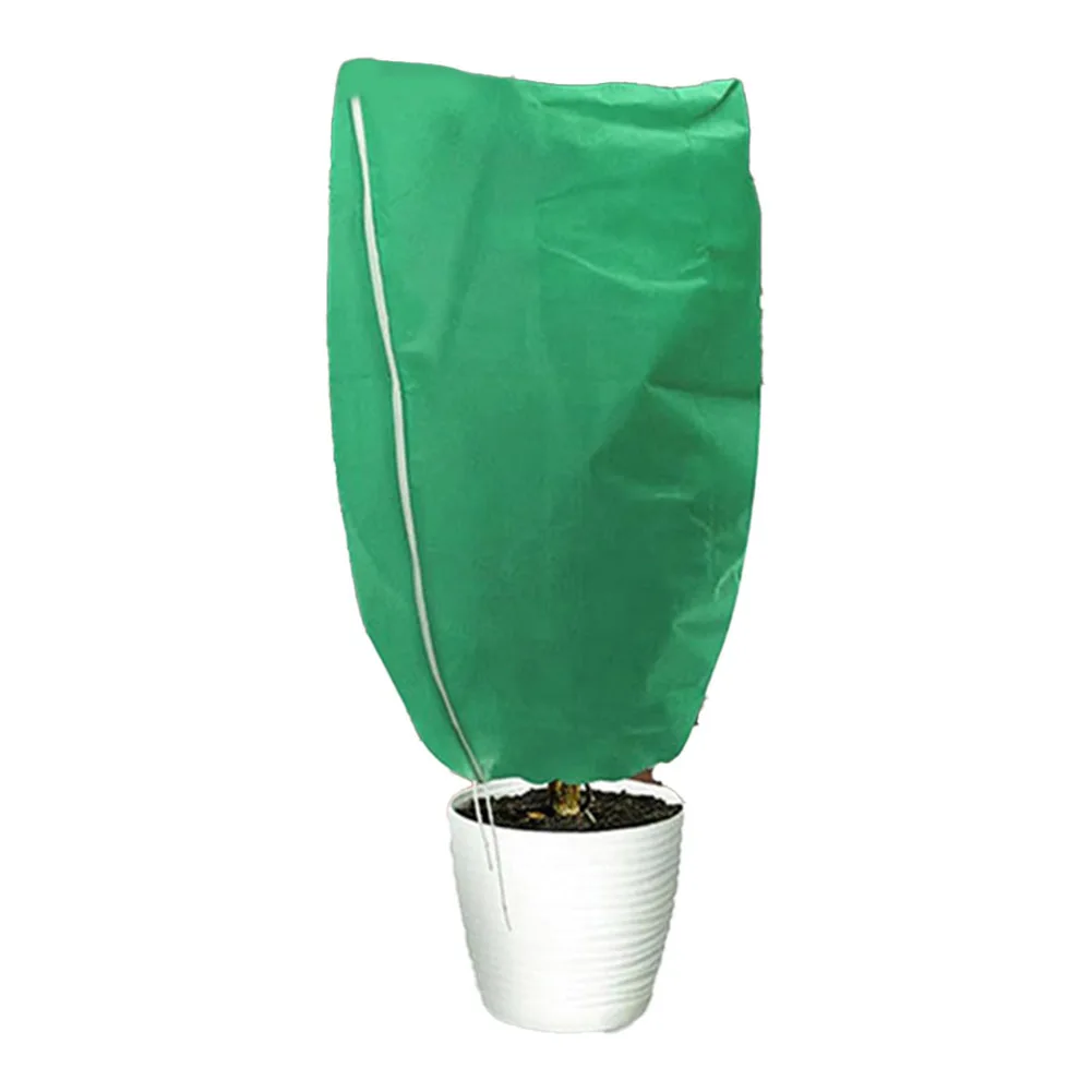 1pc Non Woven Plant Cover With Drawstring Zip For Plant Antifreeze Protection High Sales Of Tool Accessories