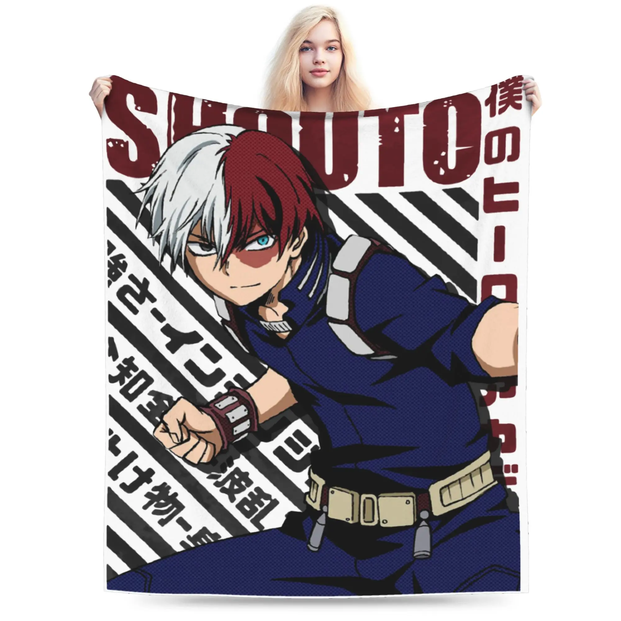 

Одеяла My Hero Academia, плюшевое всесезонное дышащее легкое тонкое одеяло из кораллового флиса для домашнего офиса, одеяло