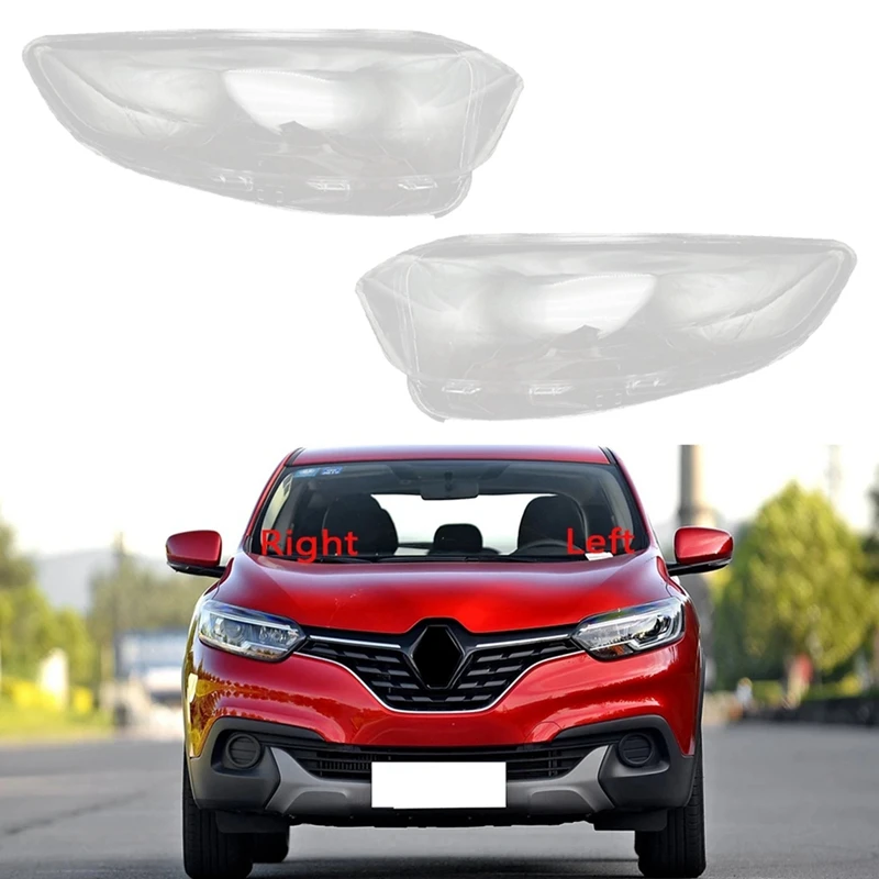 

Car Headlight Shell Lamp Shade Transparent Lens Cover Headlight Cover For Renault Kadjar 2016 2017 2018